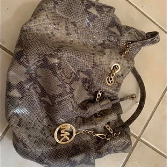 Snakeskin MK purse - Picture 1 of 3